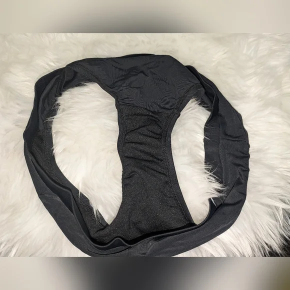 Liz Lange Women's Maternity Black Bathing Suit Bikini Bottom. Size M EUC - Picture 3 of 7